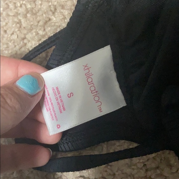 A black swim top - Picture 3 of 3